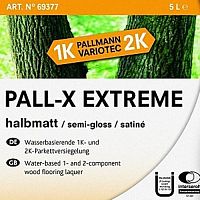 Водный паркетный лак Pallmann Pall-X Extreme без отвердителя