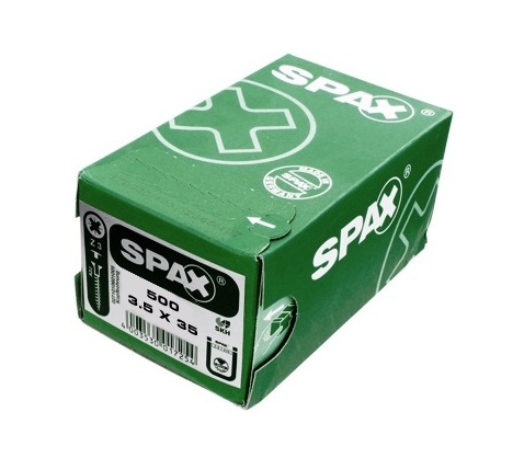 Саморезы SPAX -S 3,5х35 мм уп. 500 шт.