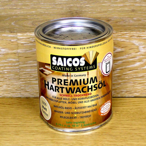Масло с твердым воском с ускоренным временем высыхания «Saicos Premium Hartwachsol» фото 2